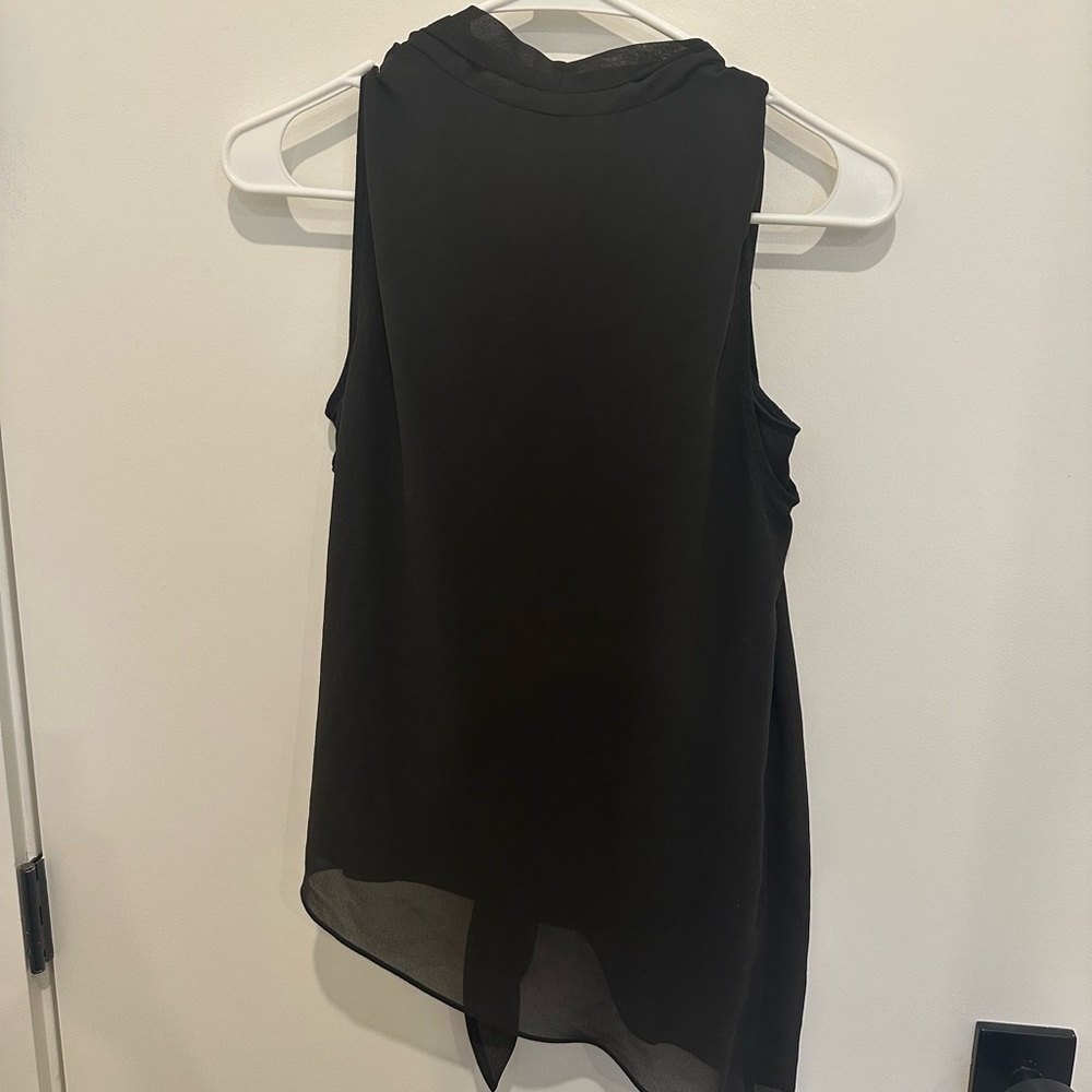Allsaints Ava Tie Top in dark grey - Picture 5 of 5